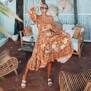 Spell Amethyst Frill Skirt